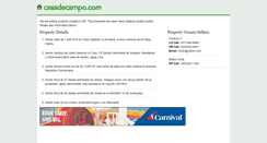 Desktop Screenshot of casadecampo.com