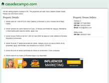 Tablet Screenshot of casadecampo.com